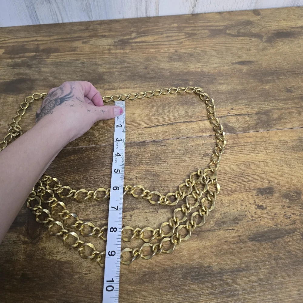 Gold Tone Chain Belt